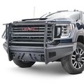 Newalthlete Black Steel Elite Front Bumper with Full Grill Guard for 2020-C Sierra 2500-3500 NE1835734